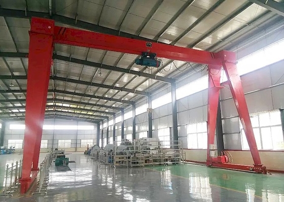 5ton Wirerope電気起重機が付いている単一のビーム倉庫のガントリー クレーン