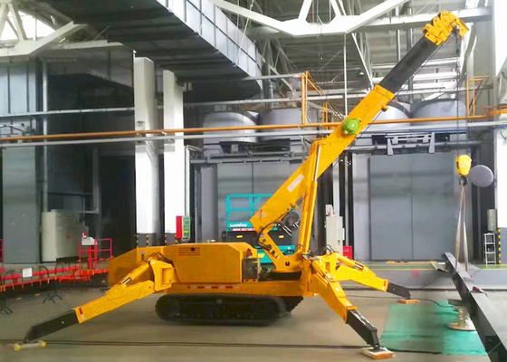 狭いスペース折り畳み式の小型くものクローラー クレーン無線リモート・コントロール16m 5tons