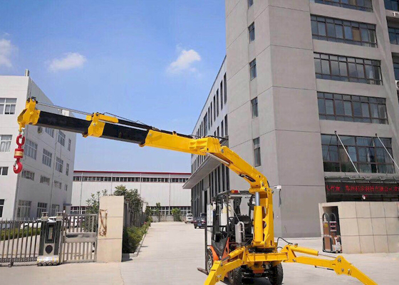 頑丈な小型くものクローラー クレーン望遠鏡8T