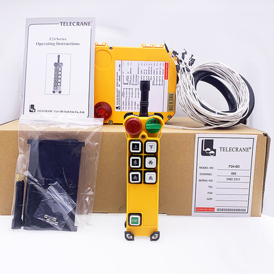 LCC Q5000はクレーンのためにリモート・コントロールTelecrane F246dの倍のジョイスティックの無線電信を取り替える
